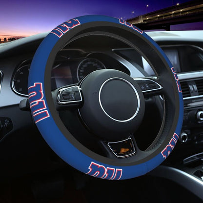 New York Giants Printed breathable elastic steering wheel protective cover