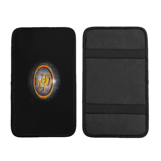 Car armrest box pad San Francisco 49ers 2 Printed central armrest box cushion protective pad