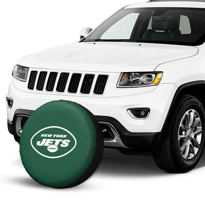 New York Jets 4 Car tire protective cover waterproof and dustproof tire cover