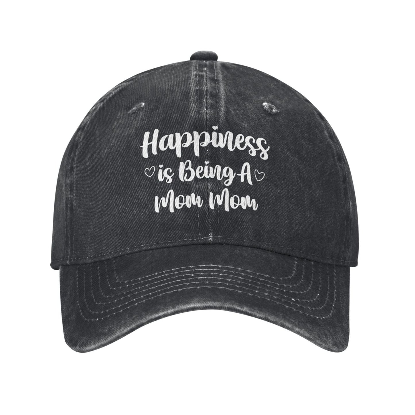 Happiness Is Being A Mom Mom Printed unisex baseball cap adjustable cap outdoor sun hats trucker hat