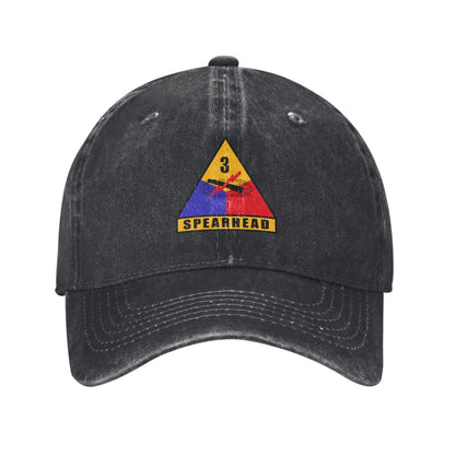 Army 3rd Armored Division Printed unisex baseball cap adjustable cap outdoor sun hats trucker hat