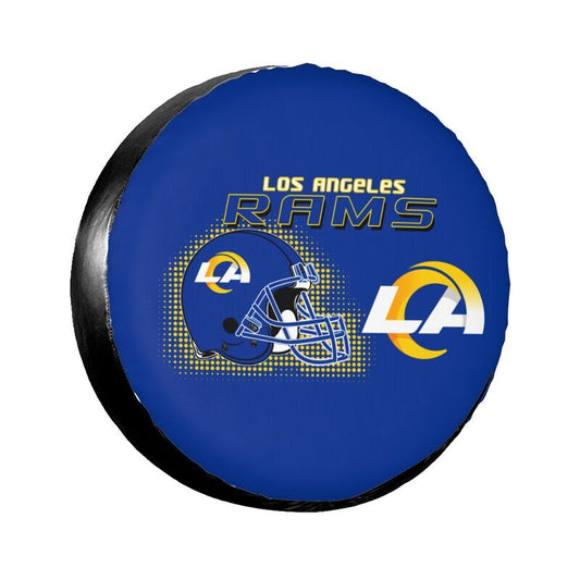 Los Angeles Rams Print car tire protection cover car spare tire dust protection covers
