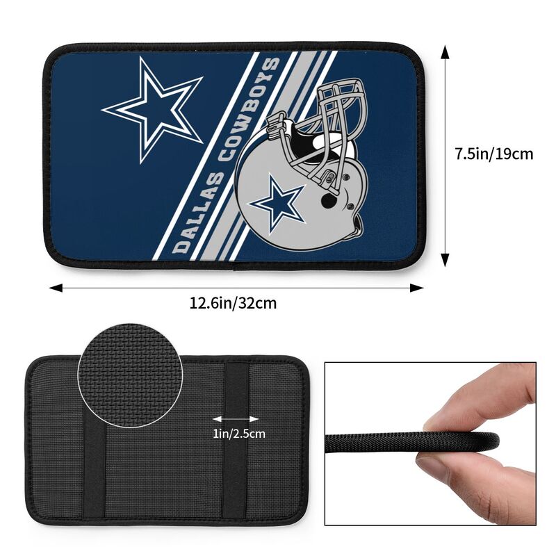 Car armrest box pad Dallas Cowboys Printed central armrest box elbow pad