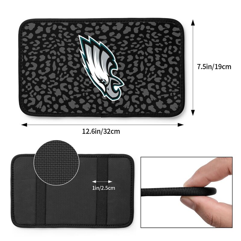 Philadelphia Eagles printed Car handrail box cushion Personalized car armrest cover