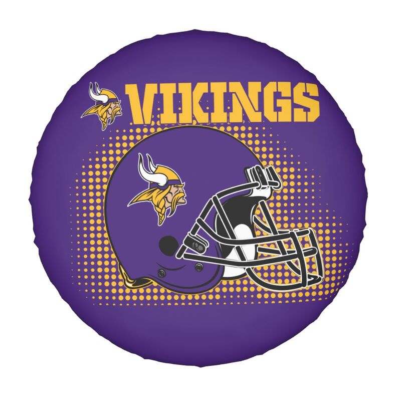 Minnesota Vikings Printed tire protection cover car sun protection tire protection cover
