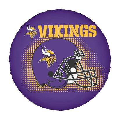 Minnesota Vikings Printed tire protection cover car sun protection tire protection cover