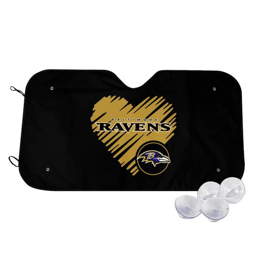 Baltimore Ravens Printing is suitable car front windshield sunshades Car windshield sunshades