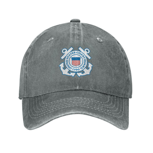 United States Coast Guard Printed unisex baseball cap adjustable cap outdoor sunshade trucker hat