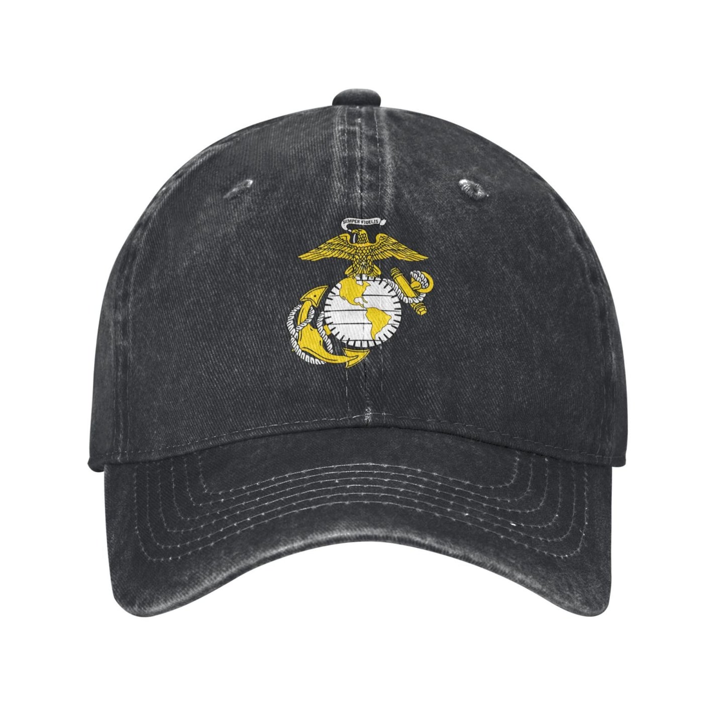 USMC VETERAN Prints Printed unisex baseball cap adjustable cap outdoor sun hats trucker hat