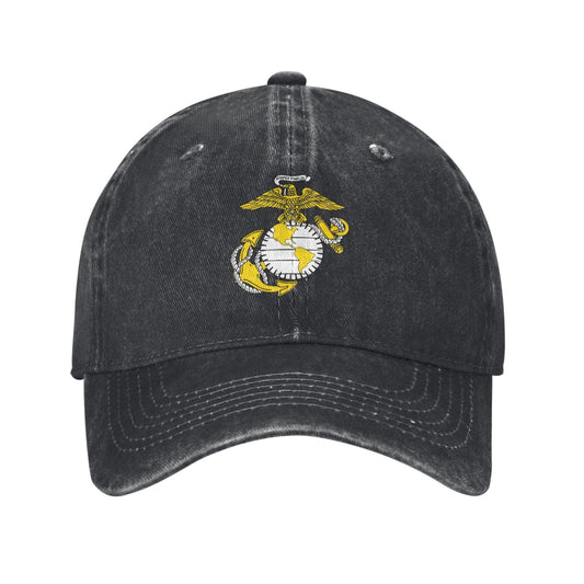 USMC VETERAN Prints Printed unisex baseball cap adjustable cap outdoor sun hats trucker hat