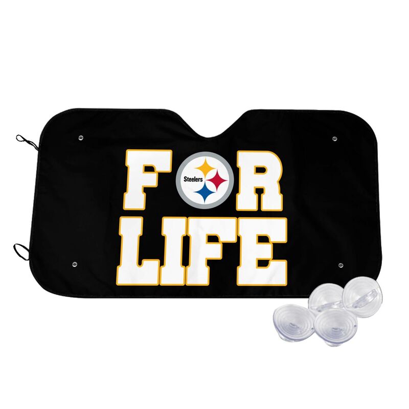 Pittsburgh Steelers 2 Printed car windshield sunshade (multi size)  front windshield sunshade