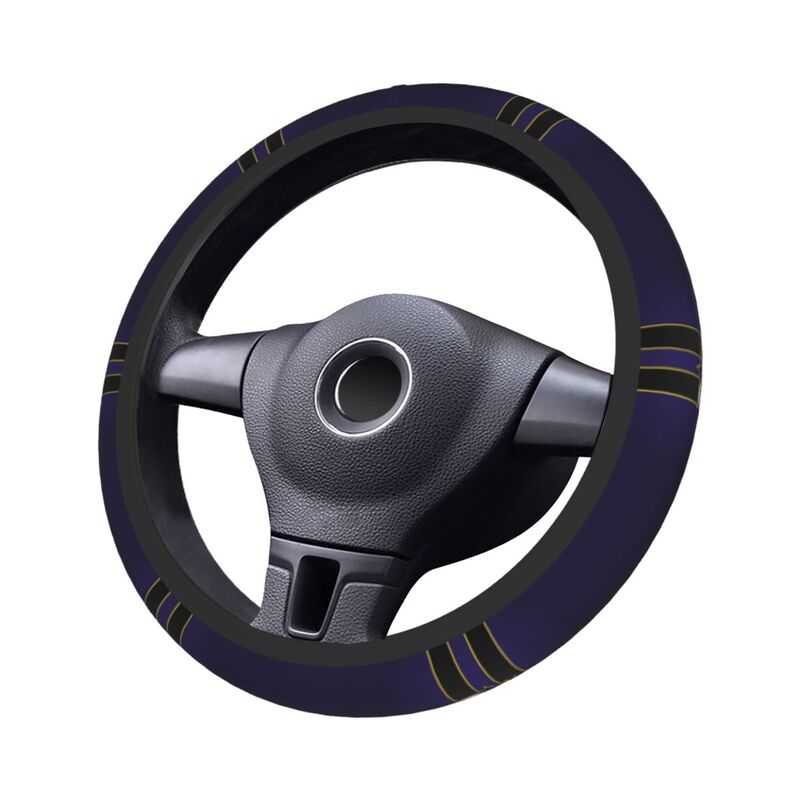 Baltimore Ravens Printed breathable elastic steering wheel cover anti slip cover