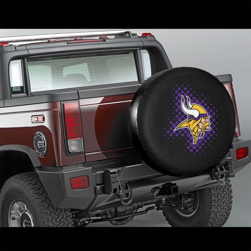 Minnesota Vikings Printing tire protection cover car sun protection tire protection cover