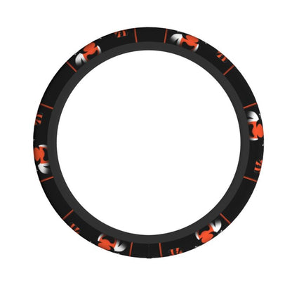 Cincinnati Bengals Printed elastic steering wheel cover car steering wheel protective cover