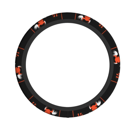 Cincinnati Bengals Printed elastic steering wheel cover car steering wheel protective cover
