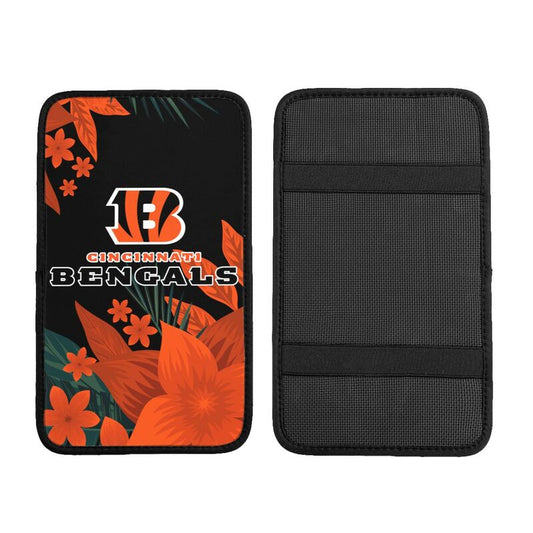 Cincinnati Bengals Car armrest box protective cover car center console armrest pad
