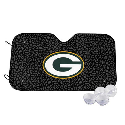 Green Bay Packers 2 Printed Car windshield sunshades is suitable front Car windshield sunshades
