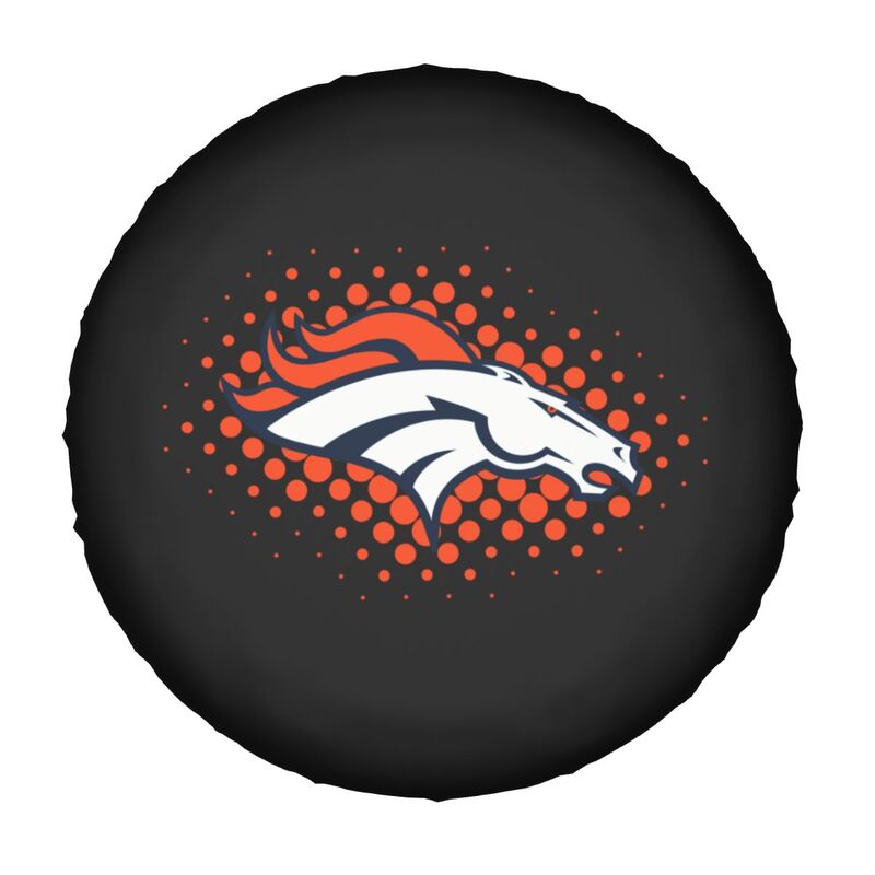 Denver Broncos Printing tire protection cover car sun protection tire protection cover