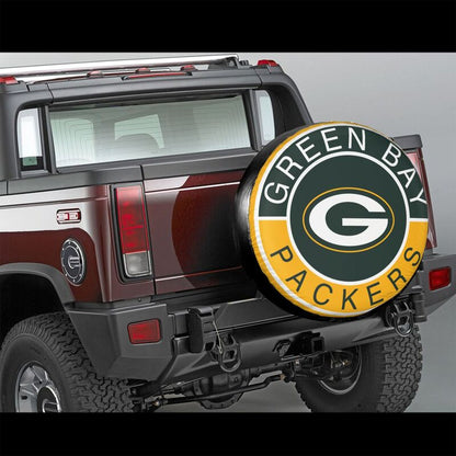 Green Bay Packers Printed tire protection cover car spare tire dust protection covers