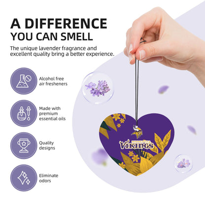4pcs- Minnesota Vikings car aromatherapy tablets Car Air Fresheners Cards Set