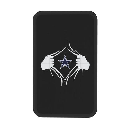 Car armrest box pad Dallas Cowboys 3 Printed central armrest box cushion protective pad