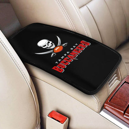 Car armrest box pad Tampa Bay Buccaneers 4 Printed center armrest box pad protective pad