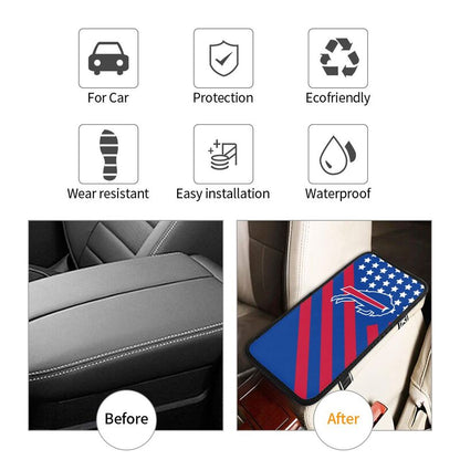 Buffalo Bills Printed car armrest box pad elbow protection pad