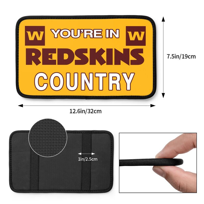 Washington Redskins Printed car armrest box pad elbow support pad