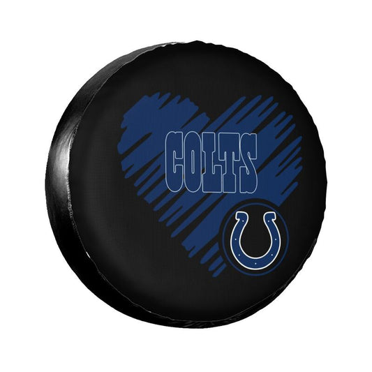 Indianapolis Colts Printed car spare tire dust protection cover tire protection cover
