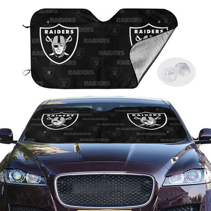 Las Vegas Raiders Print Car windshield sunshades is suitable for front Car windshield sunshades