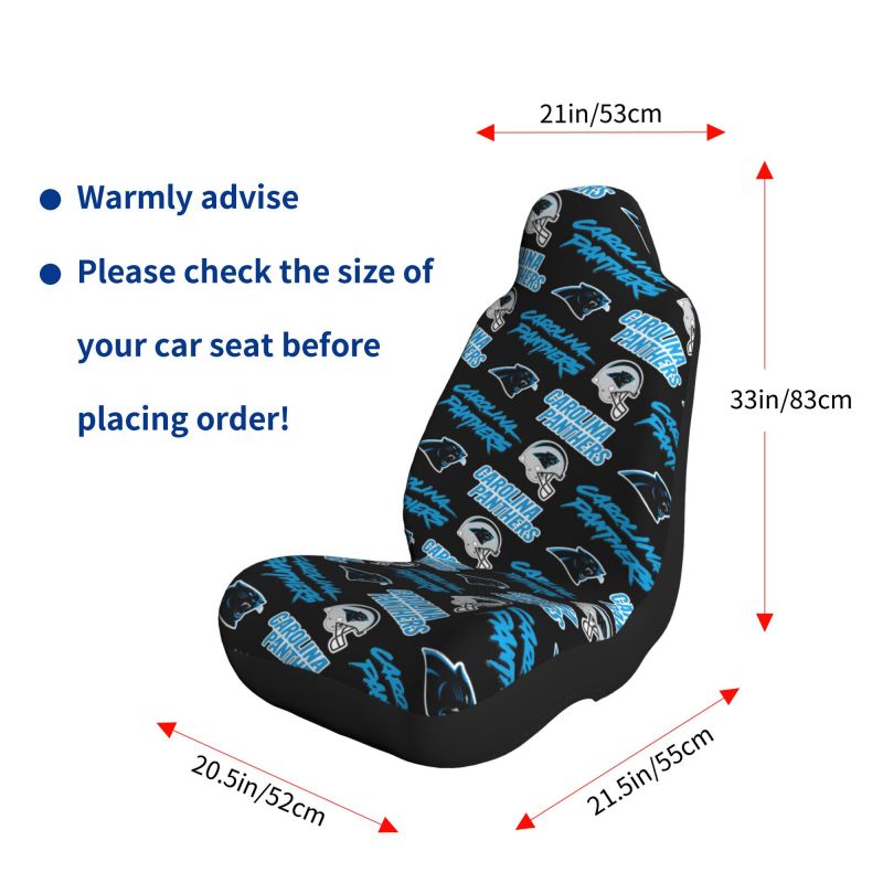 Carolina Panthers Printed seat dust protection cover car seat protective cover