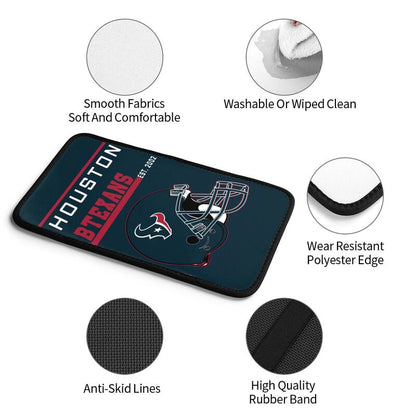 Houston Texans Print car armrest box cushion armrest protective cover