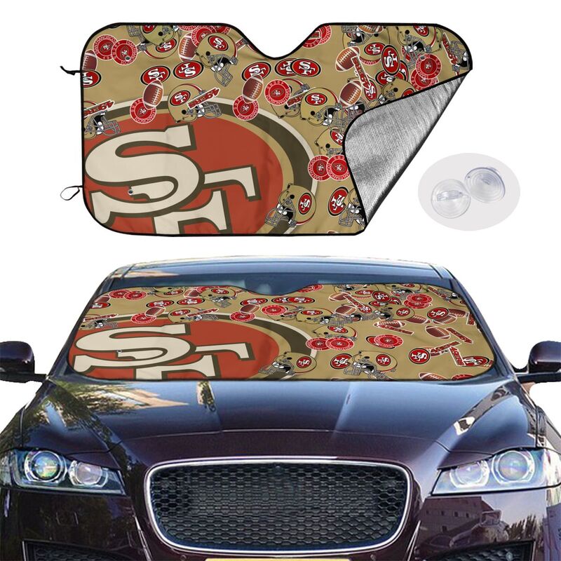 San Francisco 49ers Print multiple sizes car windshield sunshade panel car windshield sunshade cover