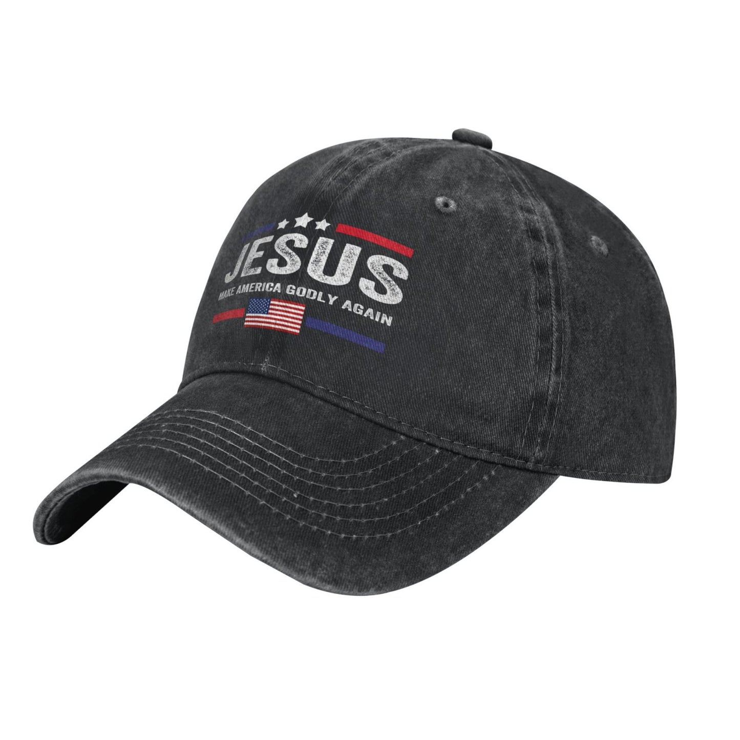 Jesus Make America Godly Again Printed unisex baseball cap outdoor hats adjustable cap trucker gift hat