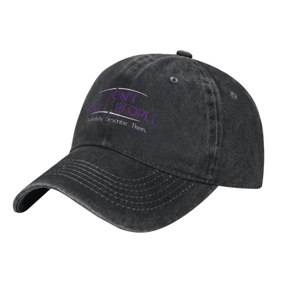 I Don't Insult People Printed unisex baseball cap adjustable cap outdoor sun hats trucker hat