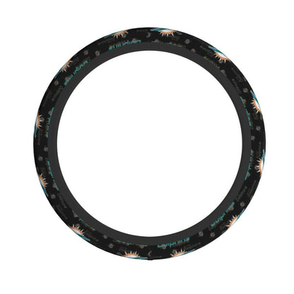 Miami Dolphins Printed elastic steering wheel cover breathable protective cover
