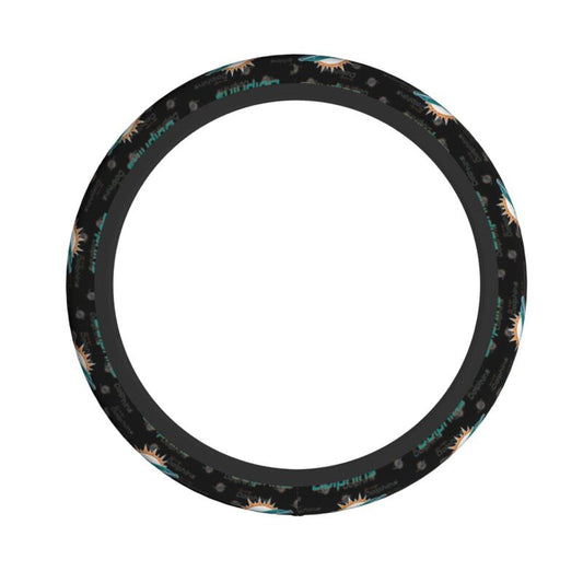 Miami Dolphins Printed elastic steering wheel cover breathable protective cover