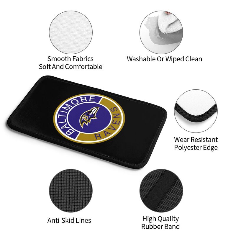Baltimore Ravens print car armrest protective cover Car center console armrest pad