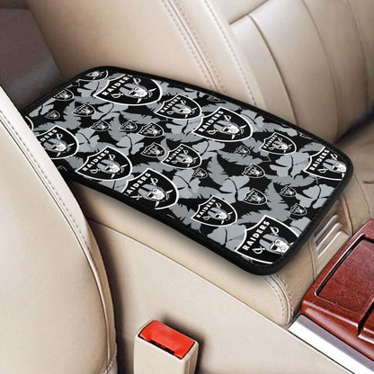 Las Vegas Raiders printing Center console armrest pad car armrest protective cover car