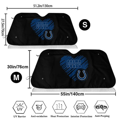 Indianapolis Colts Printing is suitable car front windshield sunshades Car windshield sunshades