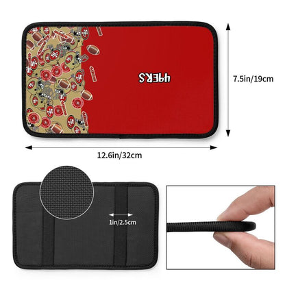 San Francisco 49ers print Car center console armrest pad car armrest protective cover