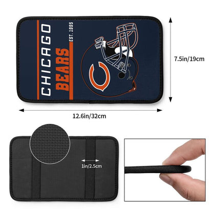 Chicago Bears Print car armrest box cushion armrest protective cover