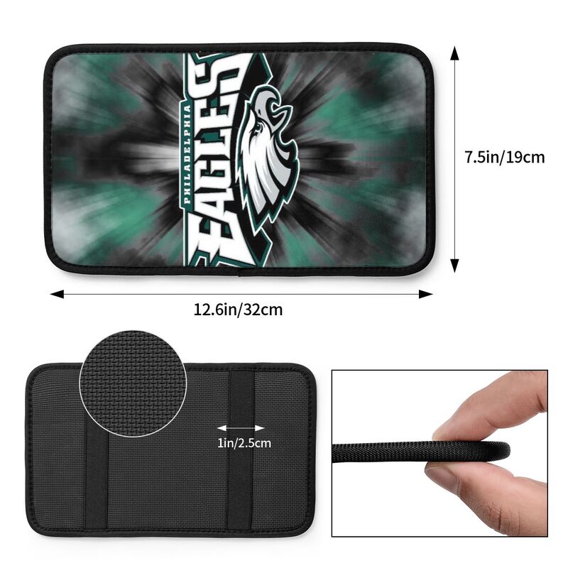 Philadelphia Eagles Printed car center armrest box pad anti slip pad
