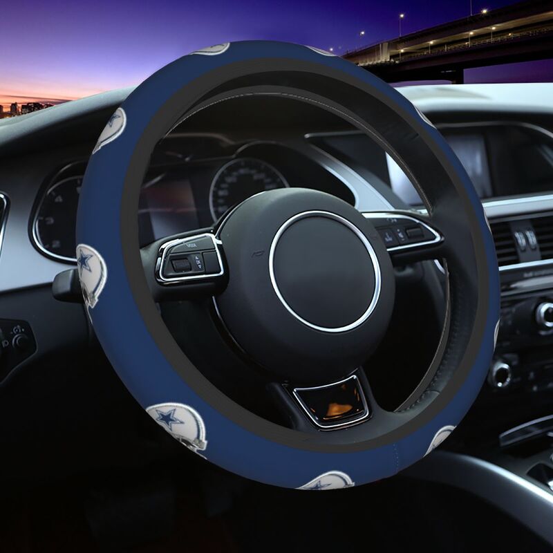 Dallas Cowboys 10 Printed breathable anti slip cover elastic steering wheel cover