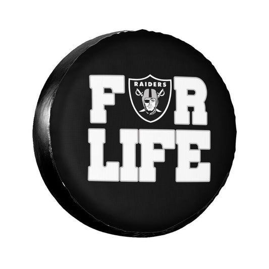 Las Vegas Raiders Printing tire protection cover car spare tire dust protection cover