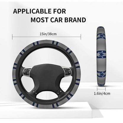 Dallas Cowboys 11 Printed breathable anti slip cover elastic steering wheel cover