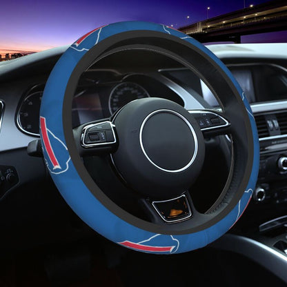 Buffalo Bills 1 Printed breathable elastic steering wheel anti slip cover