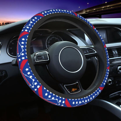 Buffalo Bills Printed breathable elastic steering wheel protective cover