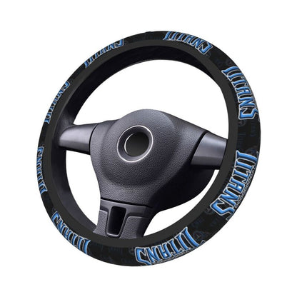 Tennessee Titans 1 Printed breathable elastic steering wheel protective cover