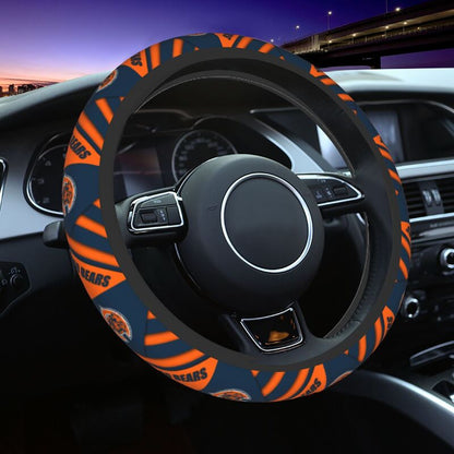 Chicago Bears Printed car protective cover elastic steering wheel cover